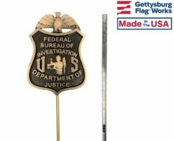 FBI Grave Marker (Premium) -flag sale fbi grave marker w measuring tape