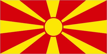 North Macedonia Flag (Formerly Republic Of Macedonia) 3 North Macedonia Flag (Formerly Republic Of Macedonia) - Image 3