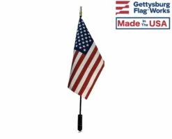 Adhesive Flag Holder For Gravestone Memorials -flag sale flag holder black 4