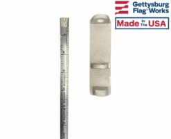Adhesive Flag Holder For Gravestone Memorials -flag sale flag holder silver w measuring tape