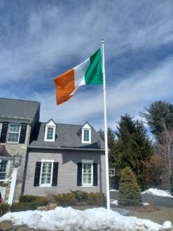 Ireland Flag 23 Ireland Flag -flag sale flagpole install white pole witth ireland flag