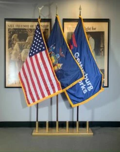 American Indoor Flag Set 25 American Indoor Flag Set -flag sale flags in gold flag stand indoor sets in office