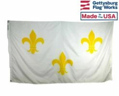 Fleur-de-lis Flag (White 3) - Choose Options
