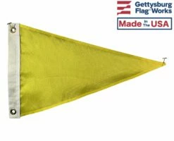 Blank Nylon Triangle Pennant Flags - Choose Options -flag sale fm yellow pennant