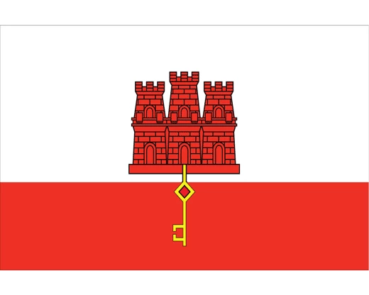 Gibraltar Flag 1 Gibraltar Flag