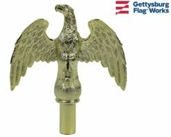 Perched Eagle Gold Plastic Finial