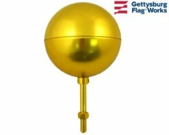 Easy Order Aluminum Flagpole-25', Internal Halyard -flag sale gold ball for internal halyard flag pole