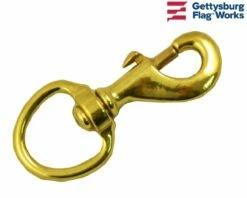 Easy Order Aluminum Flagpole-25', Internal Halyard -flag sale gold clips for internal halyard flagpole