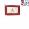 Gold Star Service Stick Flag - 12x18"