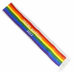 Rainbow Parade Sash -flag sale grandmarshalrainbowsash2012