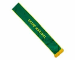 Green Parade Sash 7 Green Parade Sash -flag sale green grand marshal sash