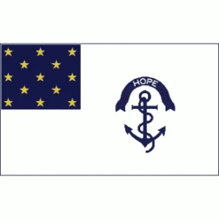Rhode Island Regiment Flag -flag sale hrir35n 00 white blue gold front rhode island regiment 3ft x 5ft nylon flag 1