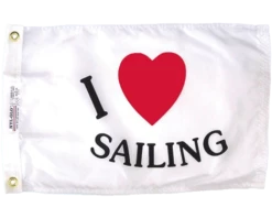 I Love Sailing Boat Flag -flag sale i love sailing flag