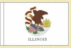 Illinois Flag - Indoor -flag sale illinoisphf 1