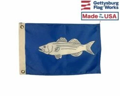 Striped Bass Flag - 12x18"