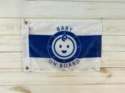 Baby On Board Boat Flag