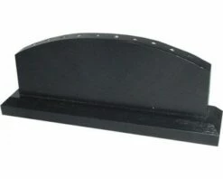 Black Wooden Table Base For 4x6" Stick Flags, 10 Hole, Fan Style