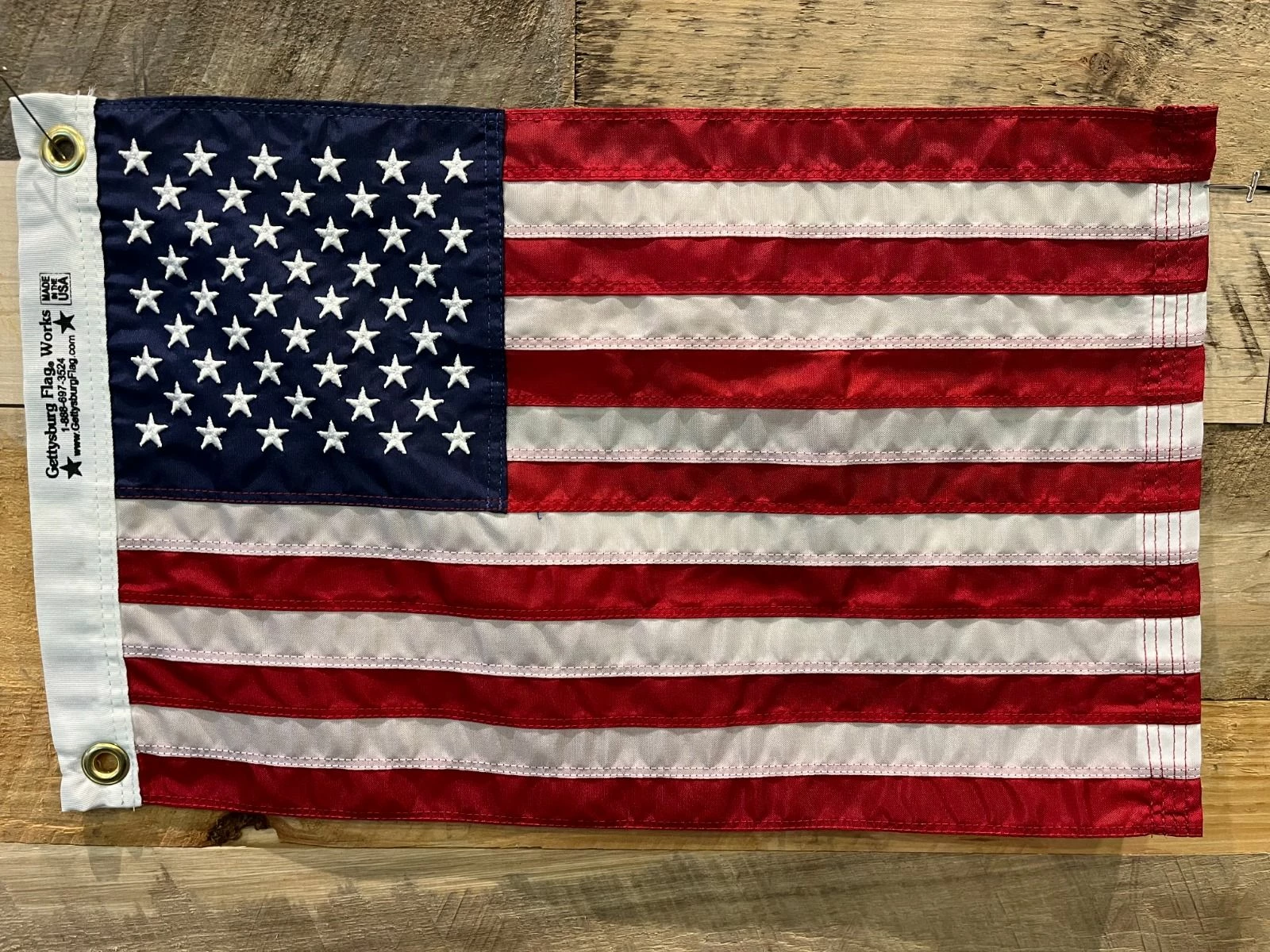 Premium Sewn American Boat Flag - 12x18" 5 Premium Sewn American Boat Flag - 12x18" - Image 5