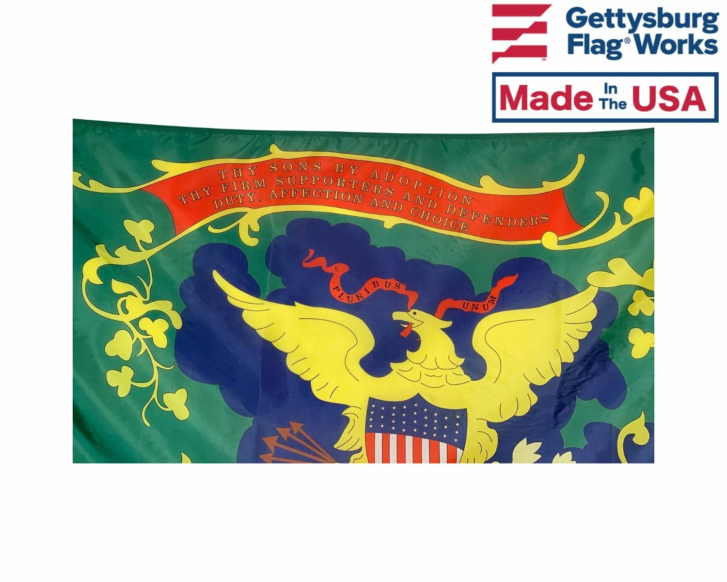 9th MA Irish Brigade Regiment Flag - 3x5' 3 9th MA Irish Brigade Regiment Flag - 3x5' - Image 3