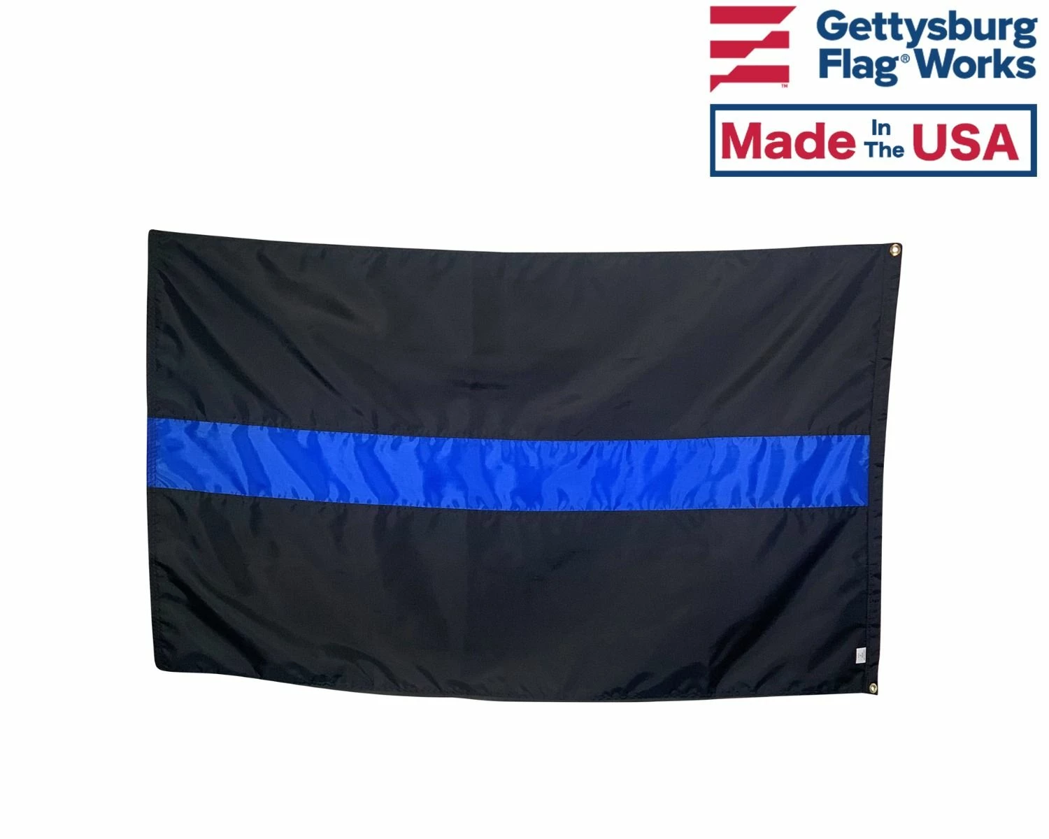 THIN BLUE LINE FLAG, TRADITIONAL 3 STRIPE 2 THIN BLUE LINE FLAG, TRADITIONAL 3 STRIPE - Image 2