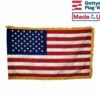 American Flag With Fringe - Indoor And Parade