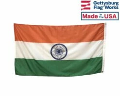 India Flag (Bharat) - Indoor & Outdoor -flag sale india back