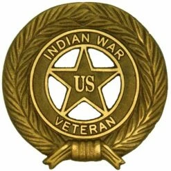 Indian War Veteran Bronze Grave Marker -flag sale indian grave bronze ct09 lg