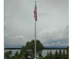 Easy Order Aluminum Flagpole-20', Internal Halyard