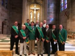 Green Parade Sash 9 Green Parade Sash -flag sale irish green aoh on guys in church
