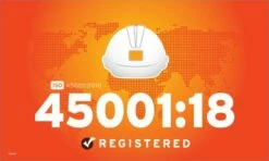 ISO 45001:18 Occupational Health & Safety Flag