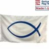 Christian Sign Of The Fish Flag
