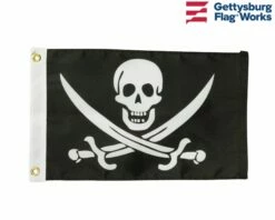 John "Calico Jack" Rackham Pirate Boat Flag