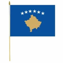 Kosovo Stick Flag