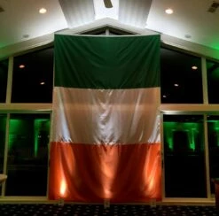 Ireland Flag 28 Ireland Flag -flag sale large irish flag in conference room up close