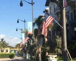 Light Pole Flags & Street Pole Flag Sets -flag sale light pole sets fl