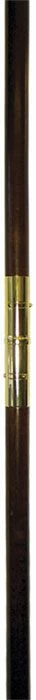Signature Mahogany Pole, 8' With Brass Fixtures 11 Signature Mahogany Pole, 8' With Brass Fixtures -flag sale mahoganyflagpole