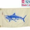 Mako Shark Flag - 12x18"