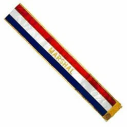 Red, White & Blue Parade Sash For Patriotic USA Parades 5 Red, White & Blue Parade Sash For Patriotic USA Parades -flag sale marshal sash rwb photo