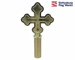 Botonee Cross Gold Finial