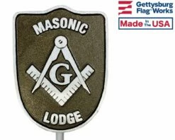 Masonic Grave Marker-Aluminum