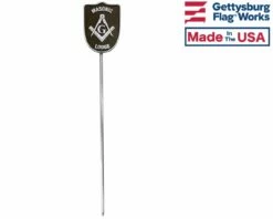 Masonic Grave Marker-Aluminum -flag sale masonic alum grave marker b