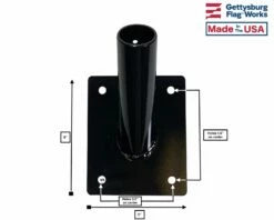 Oak Outrigger Flagpole -flag sale measures