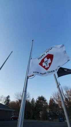 Health Care/Medical Thank You Flag -flag sale medical flag flying at office