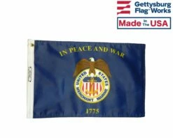 Merchant Marine Motorcycle Flag -12x18"