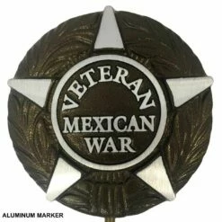 Mexican War Veteran Grave Marker 10 Mexican War Veteran Grave Marker -flag sale mexican war veteran aluminum grave marker