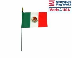 Six Flags Over Texas Historical American Flag Set - 4x6" -flag sale mexico stick flag