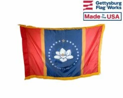 Indoor Mississippi State Flag - NEW DESIGN