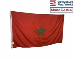 Morocco Flag -flag sale morrocco side