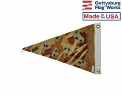 Pizza Pennant Boat Flag- Choose Toppings -flag sale mushroom back 1