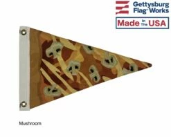 Pizza Pennant Boat Flag- Choose Toppings -flag sale mushroom front 2